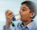 Inhaler with spacer - children